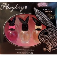 PLAYBOY IT COLLECTION 3PC GIFT SET FOR WOMEN EDT SPRAY BY PLAYBOY